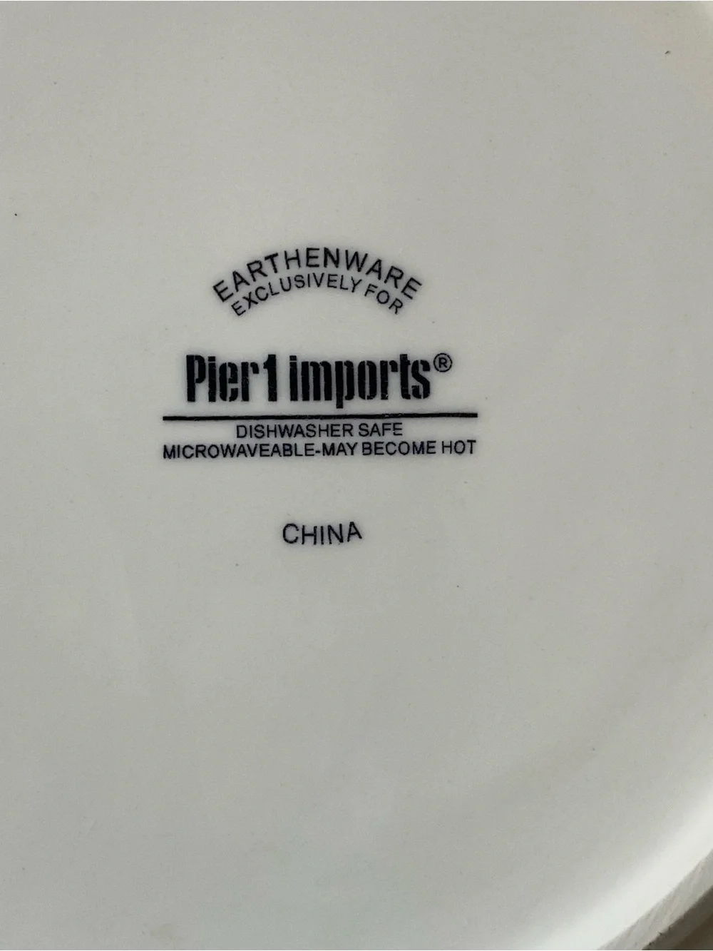 Vintage Pier 1 Imports Santa Salad Set Of 2 Dessert Plate Christmas Earthenware